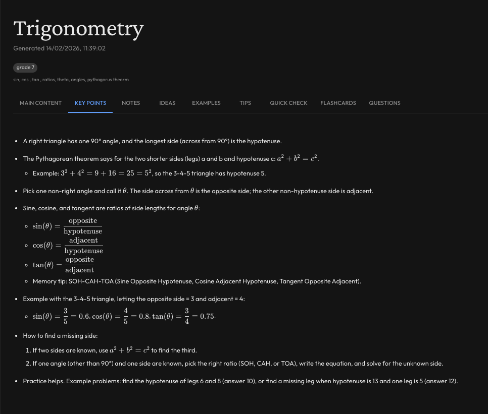 Learning Content Generation Studio preview